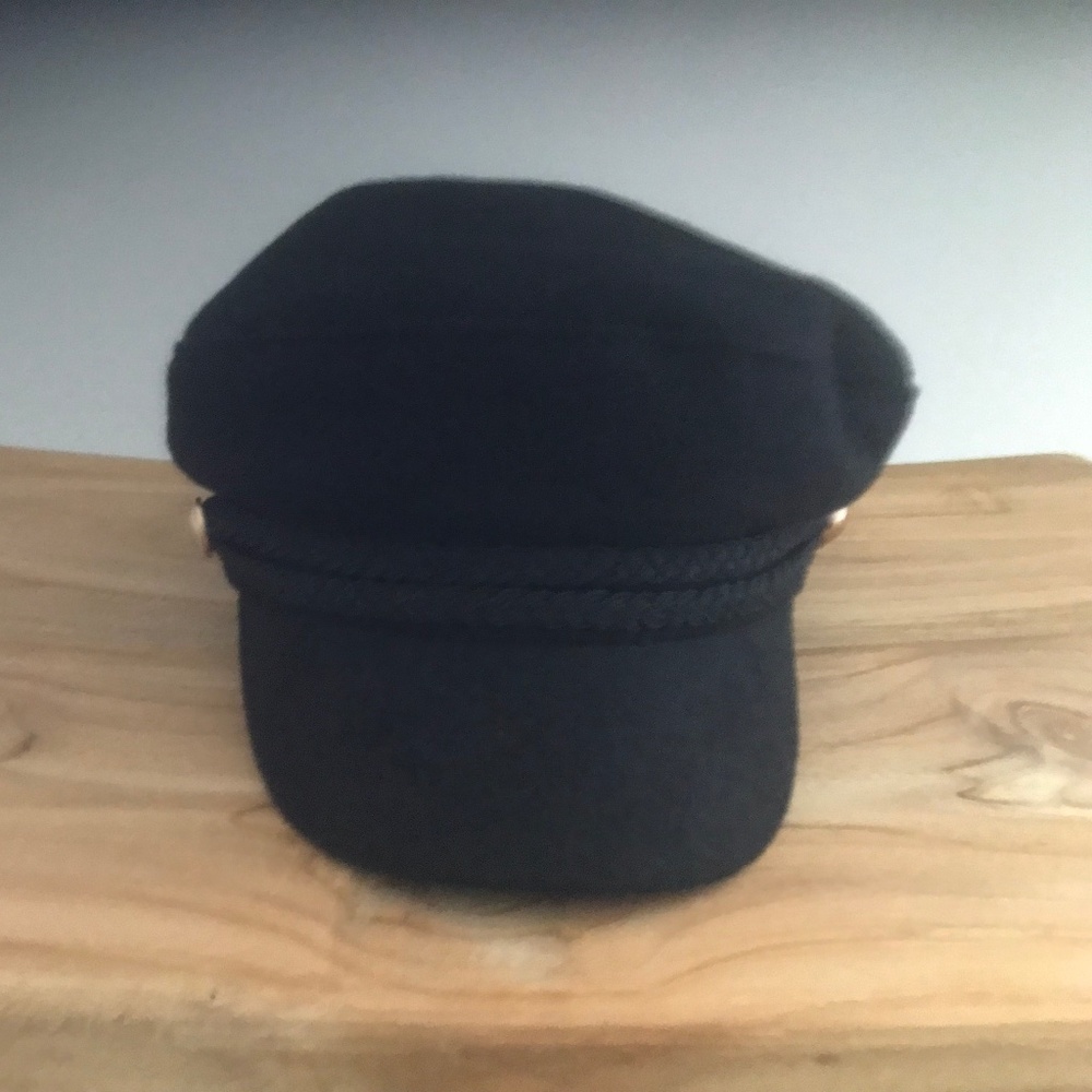 Zara Black Military Hat
